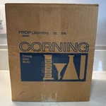 Vintage Corning Pyrex 125ML Erlenmeyer Box Of Nwot Lab Glassware. See Pics. Fixed Price $250.00.