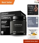 100:1 Concentrated Berberine Hcl Lab-tested, Capsules From The Himalayas. Fixed Price $43.99.