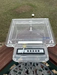 Vtg Nalgene Scientific Acrylic Lab Locking Storage Container W/simplex. Fixed Price $254.95.