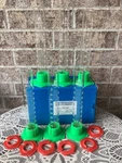 6 Sibata 2355-100 100ML Graduated Cylinders Hex Base Lab Glass. Fixed Price $29.99.