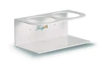Trippnt 50017 White Acrylonitrile Butadiene Styrene Double Bottle Holder, Sto.... Fixed Price $61.89.