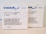 100 Vwr 15CM 417 Qualitative Filter Papers, 2PKS Of 50, Sealed 28313-104 5160239. Fixed Price $29.99.