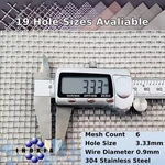 Inoxia Stainless Steel, Woven Wire Mesh Panel - Fine To Coarse Screen. Fixed Price $105.87.