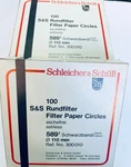 Whatman Schleicher & Schuell Quantitative Filter Paper Grade 589/1 Lot Of 4. Fixed Price $143.99.