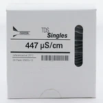 Oakton Conductivity Calibration Solution 447 Single Pouches Box Of 20. Fixed Price $51.25.