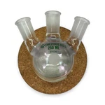 Chemglass 250ML Heavy Wall Angled 3-NECK 24/40 Round Bottom Flask CG-1524-03. Fixed Price $47.20.
