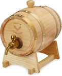 Wooden Barrel For Whiskey, Infusion Bourbon Moonshine Jug With Sp. Fixed Price $48.41.