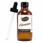 4 Fl Oz Premium Quality Cinnamon Oil Amber Glass Bottle W/ Dropper. Fixed Price $11.99.