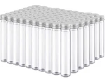 80 Pcs 65ML Clear Flat Plastic Test Tubes With Screw Caps, Containers.... Fixed Price $53.77.