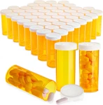 Juvale 50 Pack Empty Pill Bottles With Caps For Prescription Medication, 8-DRAM. Fixed Price $22.99.
