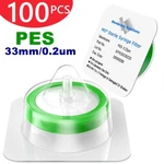 100PCS Lab Syringe Filter Sterile Pes Membrane 33MM 0.22 Individually Packed. Fixed Price $29.99.