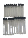 (20) Corning Pyrex Glass 70ML Round Bottom Culture Tube 25X200MM W/caps 9826-25X. Fixed Price $59.24.