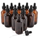 Vivaplex 12, Amber, Oz Glass Bottles, With Eye Ounces,. Fixed Price $14.20.