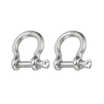 Patikil Screw Pin Shackle 4.7MM 3/16" 352LB, 2PCS 316 Inch, Silver. Fixed Price $13.99.