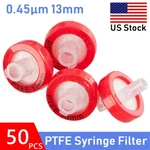 50PCS New Lab Ptfe Syringe Filter 0.45 13MM Hydrophilic Non- Wheel. Fixed Price $21.99.