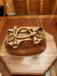 Cole Haan Village Unit Small Top Handle Tote Bronze. Fixed Price $47.99.