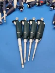 Set Of 4 Rainin Pipettes RL200 RL1000 Lts. Fixed Price $150.00.