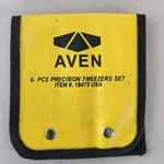 Aven 18475USA Teknik 6-PC Precision Tweezer Set Stainless Antimagnetic Antiacid. Fixed Price $25.00.