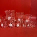 Pyrex Lab Beaker Lot Mixed Sizes 50ML-2000ML Graduated Glass Set. Fixed Price $75.00.
