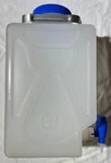 Fisherbrand Polypropylene Rectangular Carboy 9L With Spigot, Cat# 03007647. Fixed Price $125.50.