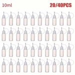 20/40PCS 10ML Needle Tip Glue Dropper Plastic Bottles For Diy Painting. Fixed Price $10.98.