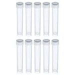 10PACK 10ML Plastic Test Tubes Frozen Container Storage Clear Screw Cap. Fixed Price $13.08.