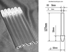 Fused Quartz Glass SIO2 Ground Joints, Type 10/19, Male 6X Free Shipping. Fixed Price $36.25.