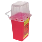 Becton-dickinson 305487 Bd Sharps Collector Tray Removable Top 1.5 Quart Red. Fixed Price $14.80.