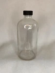 Wheaton Glass 1000ML Boston Round Bottle, Media, Storage W/ Screw Cap, Type. Fixed Price $10.00.