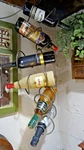 Climbing Tendril 6 Bottle Hanging Wine Rack Metal Wall Art By John American. Fixed Price $45.00.