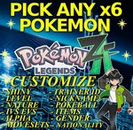 Legends Za Custom Any 6IV Pokemons Shiny Alpha Battle Ready Z-a. Fixed Price $9.00.