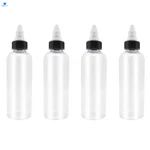 Xysmzm 4 Pcs Dispensing Bottles, 5OZ Plastic Boston Squeeze With.... Fixed Price $12.42.