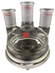 Wilmad Labglass 3-NECK Reaction Vessel Lid 24/40CN 24/40SN LG-8030-100. Fixed Price $172.89.