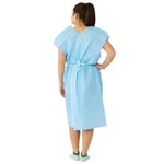 Medline Deluxe Exam Patient Gown 30" 42", Blue Tpt, 10 Cases Of 50. Fixed Price $275.00.