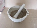60331 Coorstek Ceramic Mortar With Pouring Lip 4000ML Capacity Includes Pestle. Fixed Price $237.50.