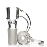 Clear Large Horn Handle Funnel Glass Slide Bowl 14MM Tobacco Hookah Bong. Fixed Price $11.95.