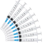 50 Pack 3ML Gauge - Luer Lock 1ML 2.5ML 10ML 20ML With 25GA, 23GA, 22. Fixed Price $18.00.