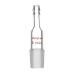 Stonylab Glass Inlet Adapter 19/22 Male Joint 10MM Hose Connection. Fixed Price $26.65.