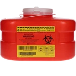 Becton-dickinson 305488 Sharps Collector Hinged Lid With Petals 3.3 Qt Small Red. Fixed Price $16.78.
