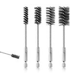 4PCS Wire Brush, Stainless Steel Twisted Bore With 1/4" Hex Shank For P.... Fixed Price $15.64.