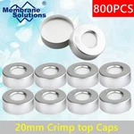 800- 20MM Aluminium Crimp Cap Ptfe W/hole For 6ML/10ML/20ML Top Vials. Fixed Price $109.99.