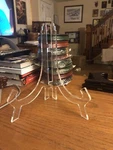 Clear Acrylic Photo Easel Frame Plate Saucer Display Rack Stand 10 Endicott Sey. Fixed Price $18.50.