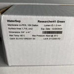 Hollow Fiber Filter Cartridge Watersep -01010RES41 10K Dalton 1.0MM Lumen. Fixed Price $199.00.