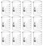 Eisco Labs 250ML Low Form Beakers, Astm - Borosilicate Glass 12 Pack. Fixed Price $58.99.