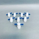 Chemglass Teflon Blue Size 16 Ptfe Total Of 8 Stoppers. Fixed Price $66.00.