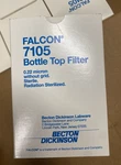 Cs Of 18, Falcon Becton Dickinson 7105 Bottle Top Filter .22 Micron. Fixed Price $250.00.
