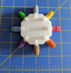 Omnifit 8-WAY Variable Connector/adapter, W/ Valves, Std. Small Bore. Fixed Price $100.00.
