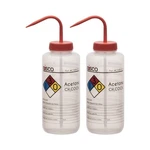 Eisco 2PK Wash Bottle For Acetone, 1000ML - Labeled With Color Coded Chemical.... Fixed Price $50.58.