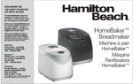 Hamilton Beach Bread Machine Manual Only! - 29880 29881 29882C 80200. Fixed Price $21.99.