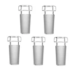 5PCS 24/40 Stopper Bottle Hexagonal Hollow Plug Laboratory Glassware. Fixed Price $26.19.